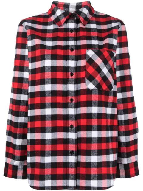 checked long-sleeved shirt by WOOLRICH