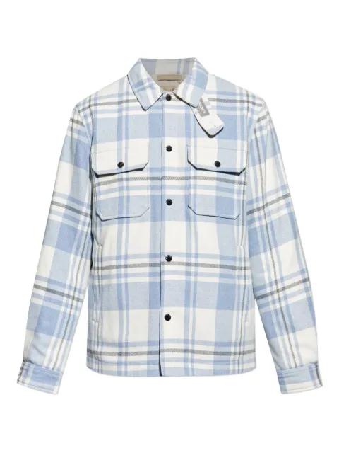 checked overshirt by WOOLRICH
