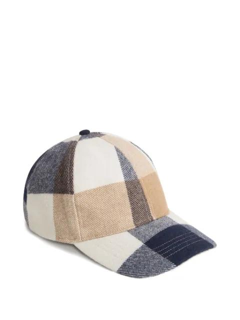 checked-pattern baseball cap by WOOLRICH