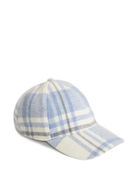 checked-pattern baseball cap by WOOLRICH