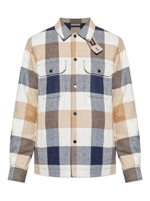 checked shirt jacket by WOOLRICH