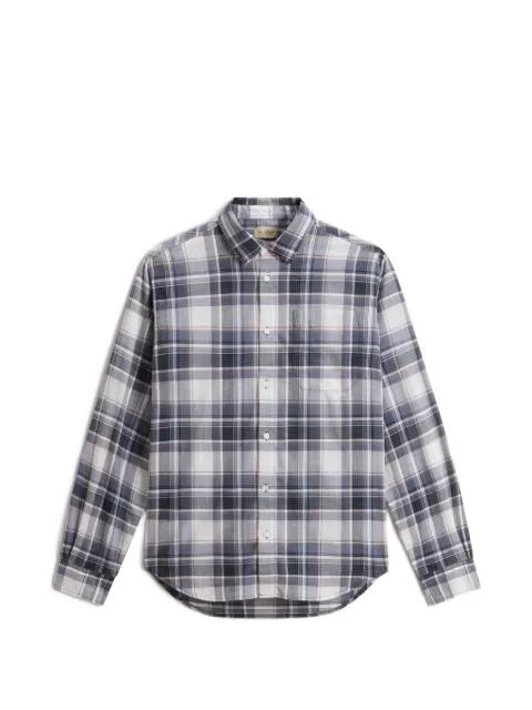 checked warren cotton shirt by WOOLRICH