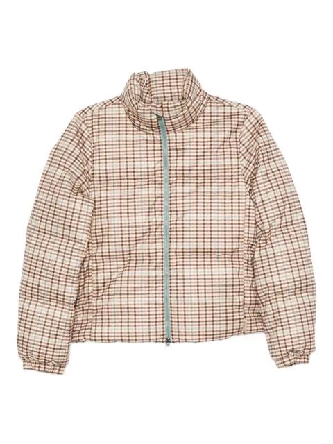 checked zip-up jacket by WOOLRICH