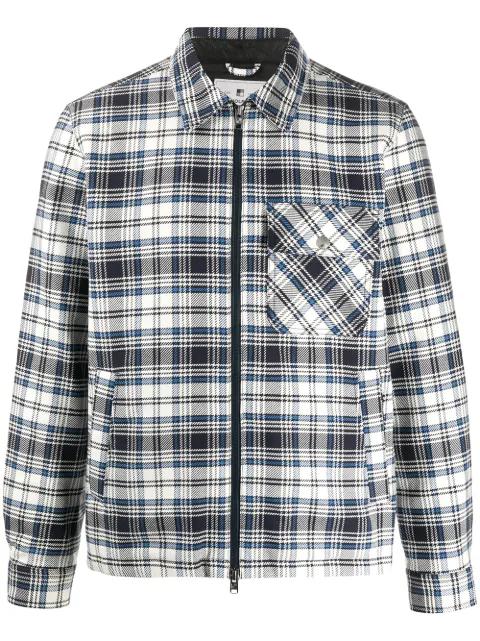 checkered zipped jacket by WOOLRICH