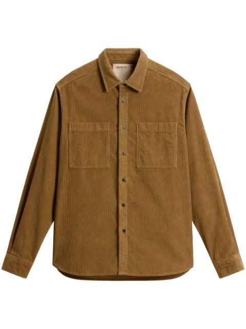 corduroy buttoned shirt by WOOLRICH