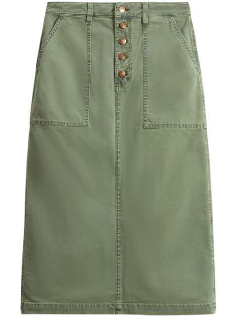 cotton midi skirt by WOOLRICH