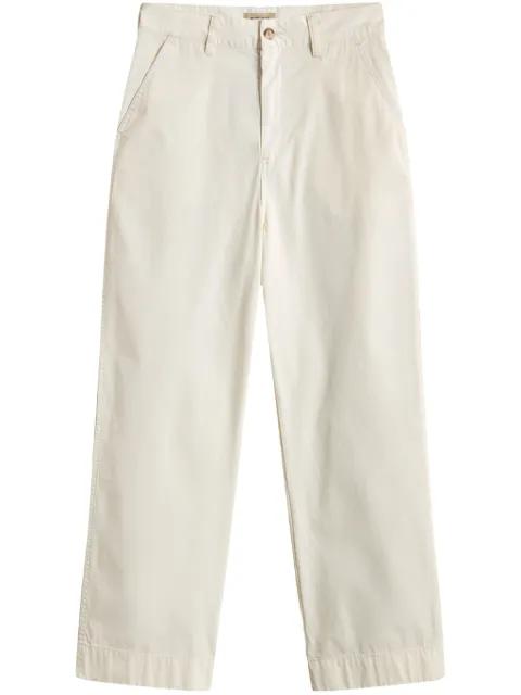 cotton tapered trousers by WOOLRICH