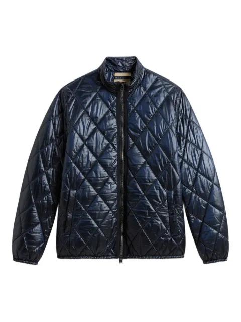 diamond-quilted zip-front jacket by WOOLRICH