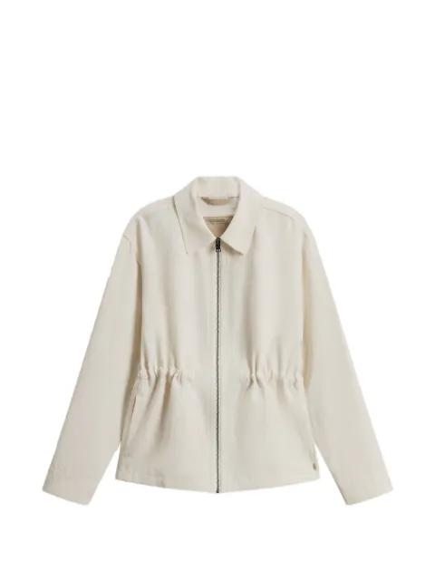 drawstring zip overshirt by WOOLRICH