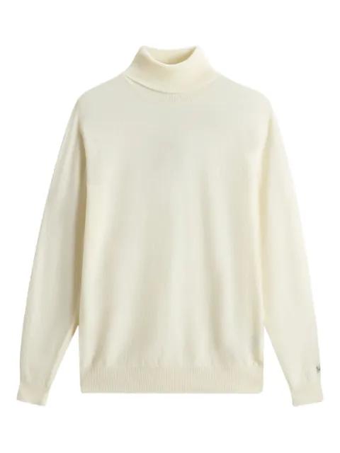 embroidered-logo turtleneck sweater by WOOLRICH