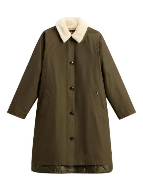 faux-fur padded coat by WOOLRICH