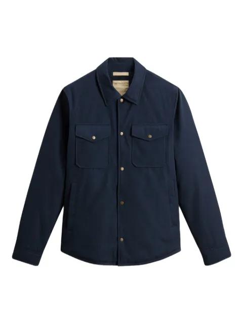 flap-pocket shirt jacket by WOOLRICH