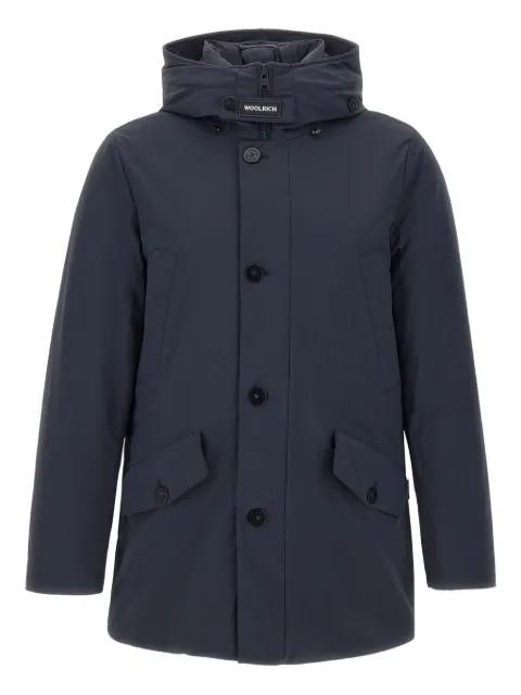 flap-pockets padded coat by WOOLRICH