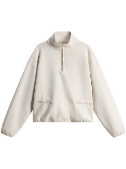 fleece zipped sweatshirt by WOOLRICH