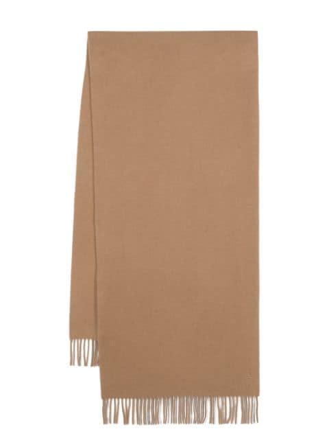 fringed cashmere scarf by WOOLRICH