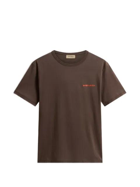 garment-dyed graphic-print T-shirt by WOOLRICH
