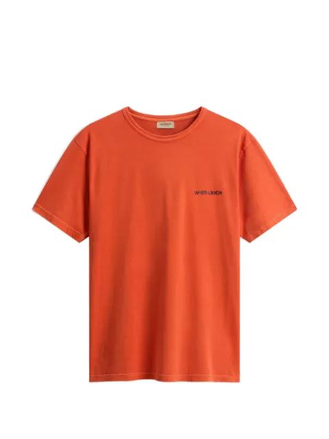 garment-dyed graphic-print T-shirt by WOOLRICH