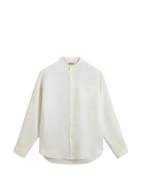 garment-dyed linen shirt by WOOLRICH