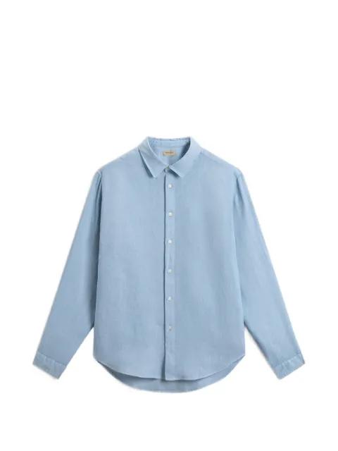 garment-dyed linen shirt by WOOLRICH