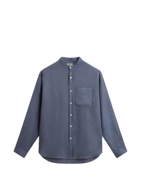 garment-dyed linen shirt by WOOLRICH