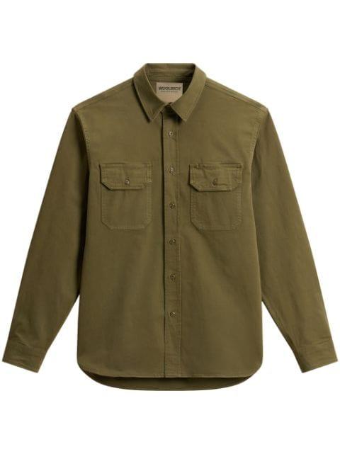 garment-dyed shirt by WOOLRICH
