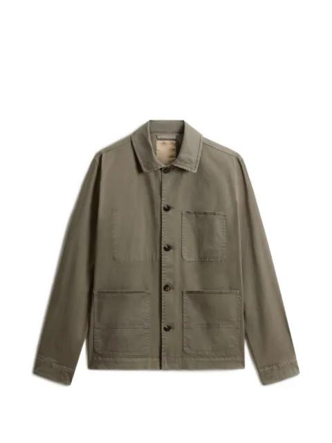 garment-dyed shirt jacket by WOOLRICH