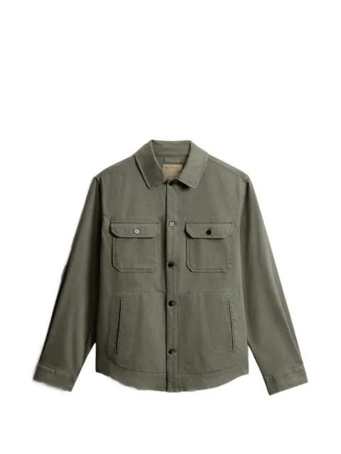 garment-dyed shirt jacket by WOOLRICH