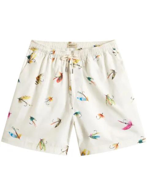 graphic-print shorts by WOOLRICH