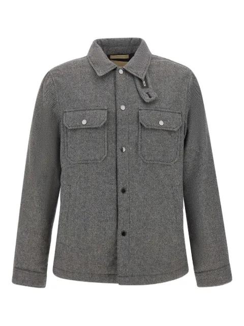 herringbone chest-pocket jacket by WOOLRICH