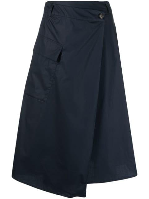 high-waisted A-line skirt by WOOLRICH
