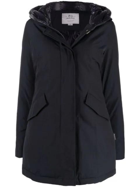 hoodied padded coat by WOOLRICH