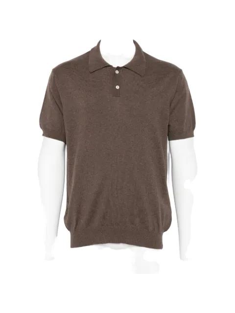 knit short-sleeve polo shirt by WOOLRICH