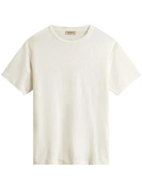 linen T-shirt by WOOLRICH