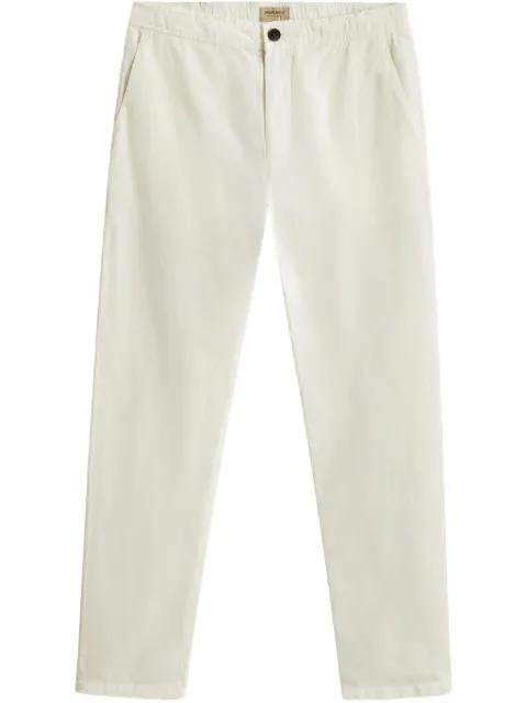 linen trousers by WOOLRICH