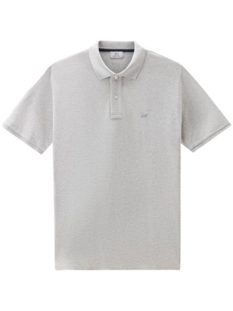 logo-embroidered polo shirt by WOOLRICH