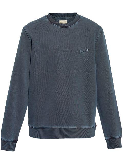 logo-embroidered sweatshirt by WOOLRICH