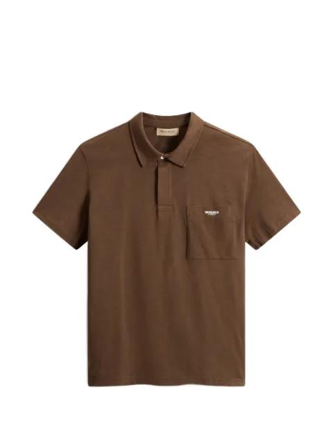 logo pocket polo shirt by WOOLRICH