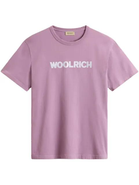 logo-print T-shirt by WOOLRICH