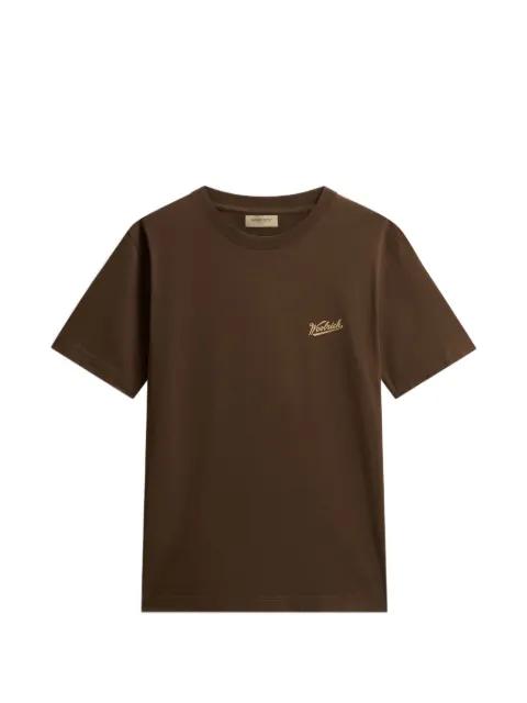 logo-print crew-neck T-shirt by WOOLRICH