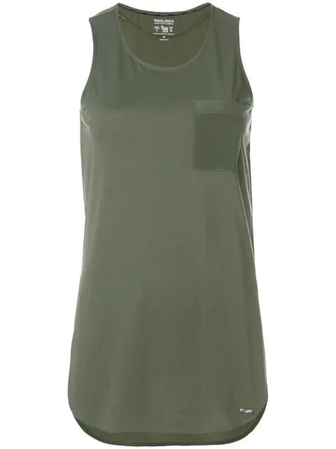 long-line tank top by WOOLRICH