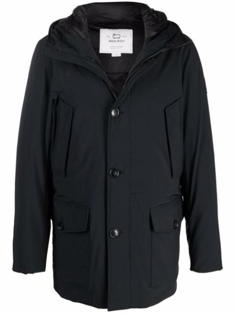 padded down parka coat by WOOLRICH