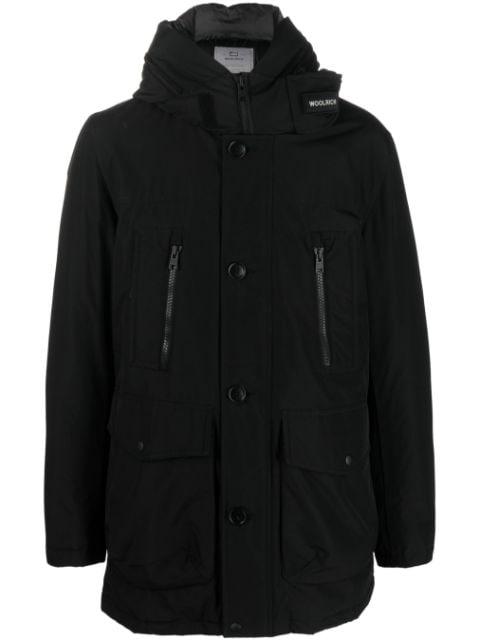 padded hoodied coat by WOOLRICH