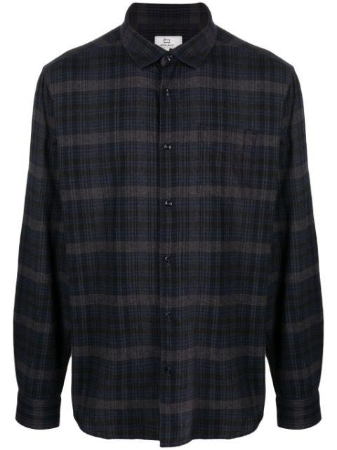 plaid-check pattern flannel shirt by WOOLRICH