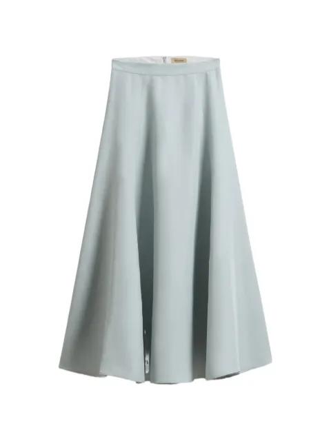 pleat maxi skirt by WOOLRICH