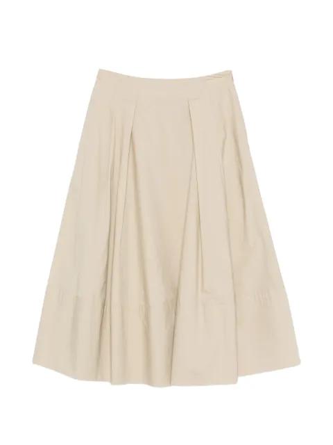 pleated A-line skirt by WOOLRICH