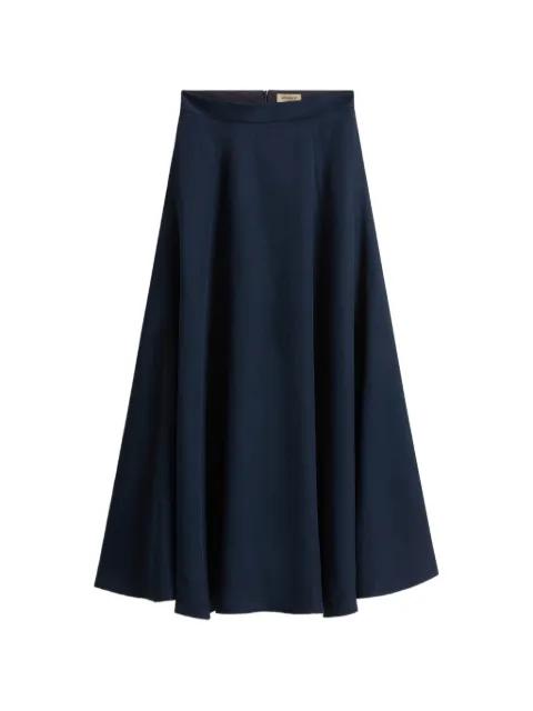 pleated maxi skirt by WOOLRICH