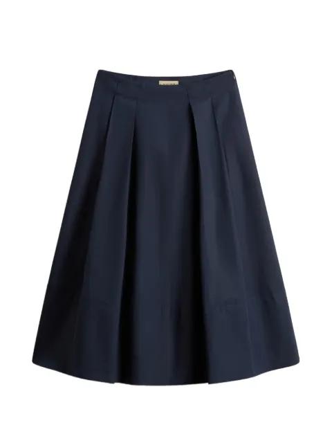 pleated straight skirt by WOOLRICH