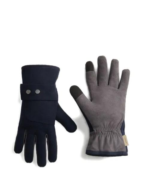 press-stud wool gloves by WOOLRICH