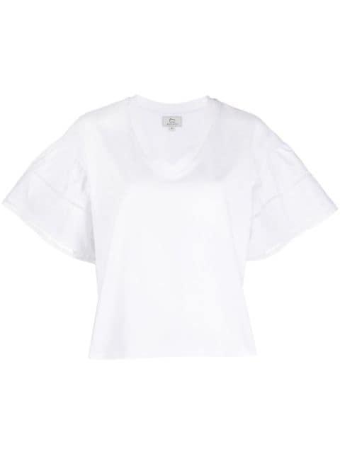 puff-sleeve T-shirt by WOOLRICH