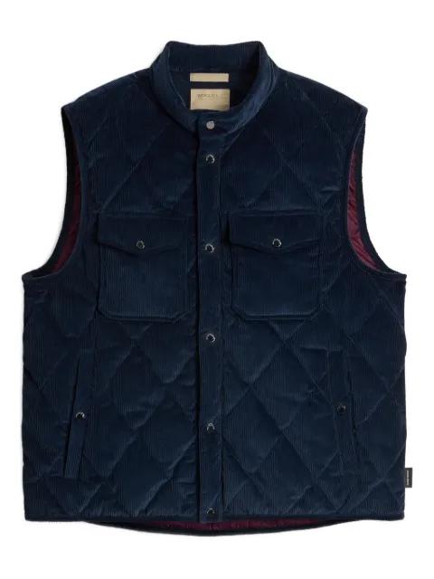 quilted corduroy vest by WOOLRICH